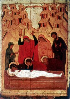 The Entombment late 15th century. Artist: Anon