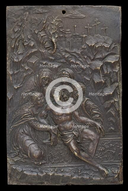 The Entombment, late 15th - early 16th century. Creator: Moderno.