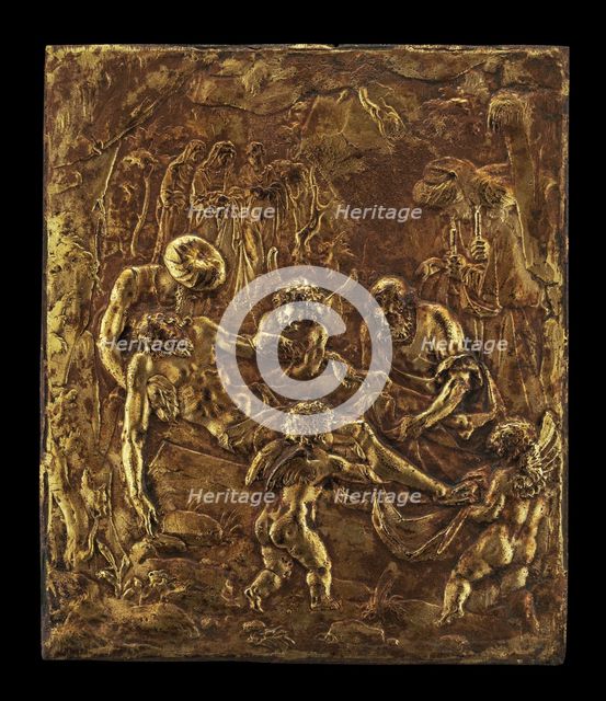 The Entombment, late 16th-early 17th century.  Creators: Master AvB, Arent van Bolten.
