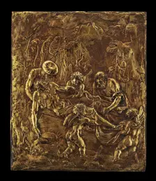 The Entombment, late 16th-early 17th century. Creators: Master AvB, Arent van Bolten