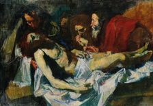 The Entombment, probably 1906. Creator: Ludvig Karsten