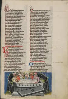 The Entombment; Weltchronik, about 1400-1410. Creator: Unknown