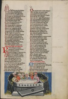 The Entombment; Weltchronik, about 1400-1410. Creator: Unknown