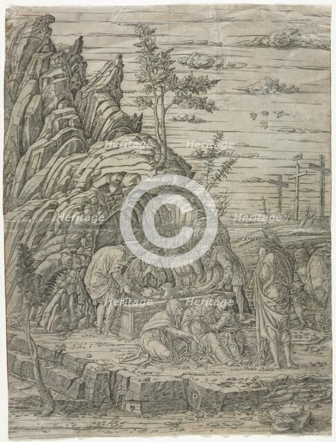 The Entombment with the Four Birds. Creator: Andrea Mantegna (Italian, 1431-1506), school of.