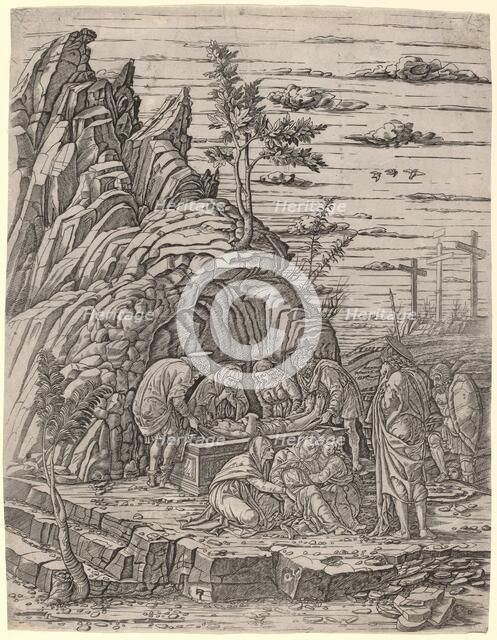 The Entombment with Three Birds, c.1500/1504. Creator: Giovanni Antonio da Brescia.