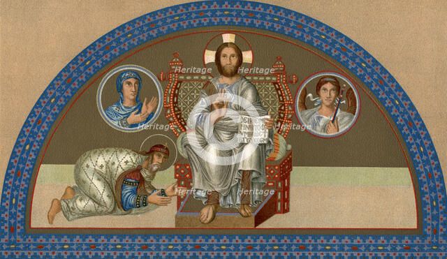 'The Enthroned Christ', (1902). Artist: Unknown