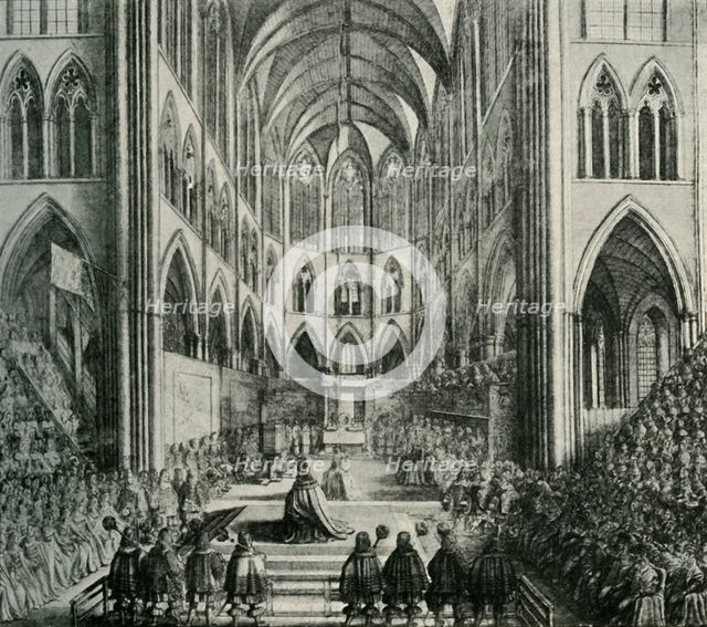 'The Enthroning of King Charles II', 1902. Creator: Unknown.