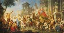 The Entry of Mark Antony into Ephesus, 1741. Creator: Natoire, Charles Joseph (1700-1777)