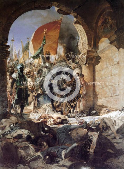 'The Entry of Mehmet II into Constantinople', 1876.  Artist: Jean Joseph Benjamin Constant
