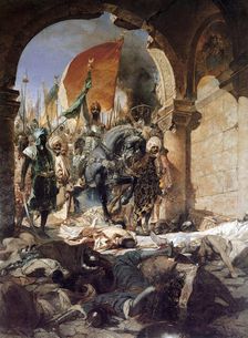 The Entry of Mehmet II into Constantinople 1876. Artist: Jean Joseph Benjamin Constant