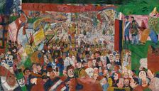 The Entry of Christ into Brussels in 1889, 1888. Creator: Ensor, James (1860-1949)