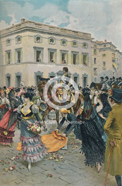 'The Entry of Ferdinand into Madrid', 23 March 1808, (1896).  Artist: Unknown.
