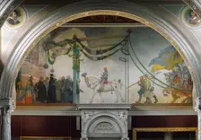 The Entry of King Gustav Vasa of Sweden into Stockholm, 1523, 1908. Creator: Carl Larsson