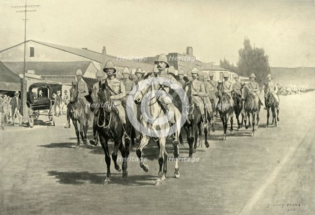 'The Entry of Lord Roberts and Staff into Pretoria', 1901. Creator: Unknown.