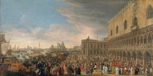 The Entry of the French Ambassador into Venice in 1706, 1706-1708. Creator: Luca Carlevarijs