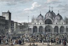 The entry of the French into Venice, Floreal, Year 5 (May 1797). Creator: Jean Duplessis-Bertaux