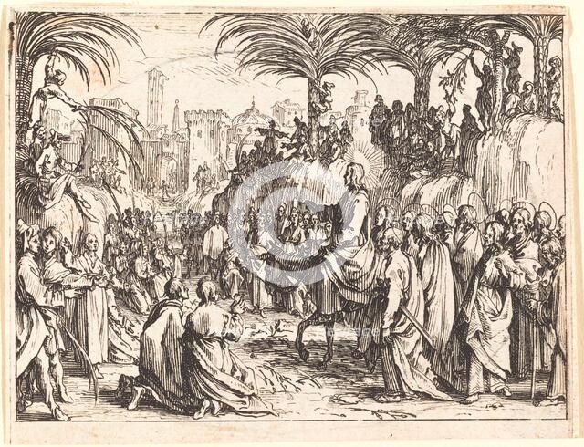 The Entry into Jerusalem, 1635. Creator: Jacques Callot.