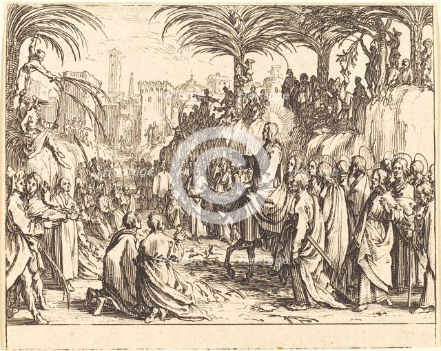 The Entry into Jerusalem, 1635. Creator: Jacques Callot.