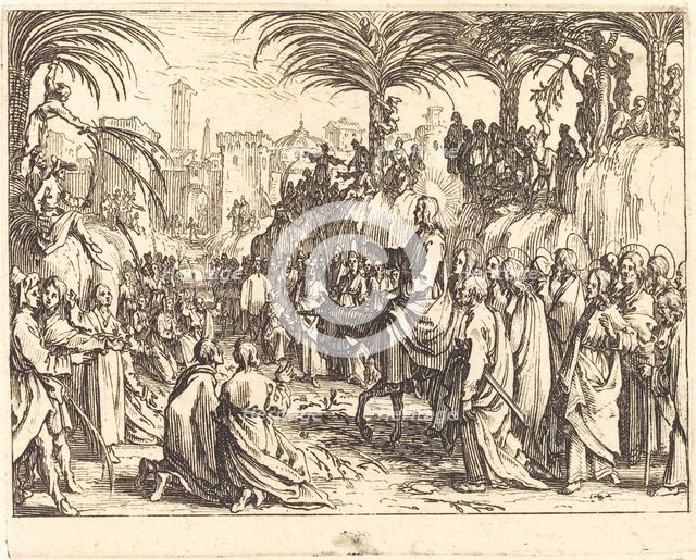 The Entry into Jerusalem, 1635. Creator: Jacques Callot.