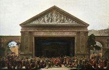 The entry into Jerusalem, 1922. Creator: Henry Traut