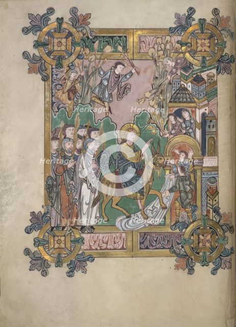 The Entry into Jerusalem, 971-984.  Creator: Unknown.