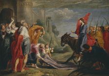 The Entry into Jerusalem, mid-late 17th century. Creator: Willem van Herp