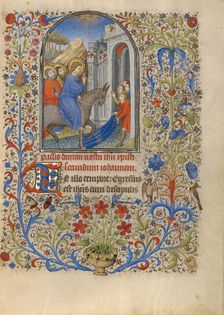 The Entry into Jerusalem; Book of Hours, about 1420. Creator: Unknown
