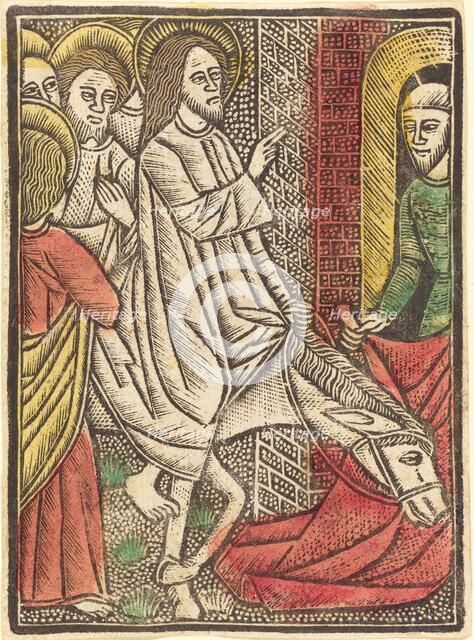 The Entry into Jerusalem, c. 1480. Creator: Unknown.