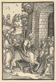 The Entry into Jerusalem, from Speculum passionis domini nostri Ihesu Christi, 1507. Creator: Hans Schäufelein the Elder