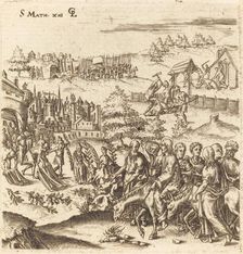 The Entry into Jerusalem, probably c. 1576/1580. Creator: Leonard Gaultier