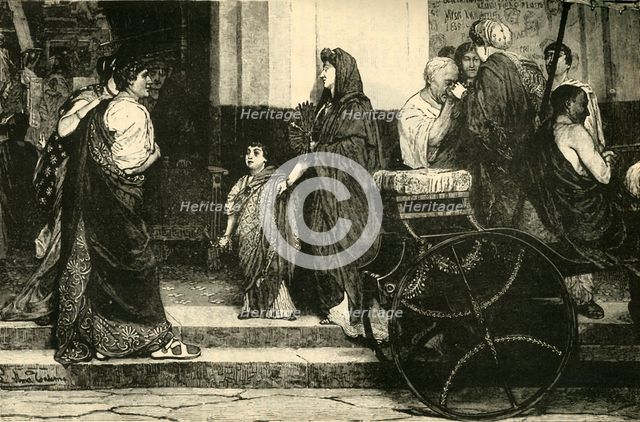 'The Entrance of a Roman Theatre', 1890.   Creator: Unknown.