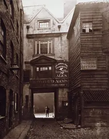 The Entrance of The Oxford Arms, Warwick Lane, looking from Warwick Lane, c1875. Creator: Alfred & John Bool