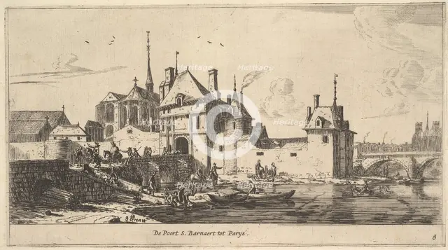 The Entrance Gate of St. Bernard in Paris, 17th century. Creator: Reinier Zeeman.