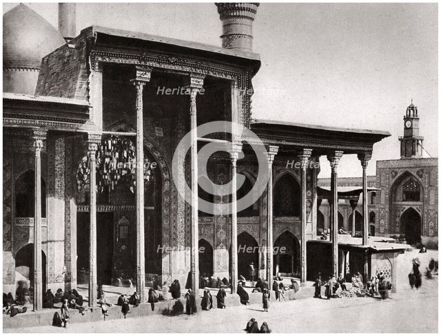 The entrance gate of the Kadimain Mosque leading to the tomb of the Imam Moosa Al Kadim, 1925. Artist: A Kerim