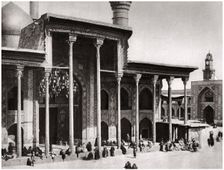 The entrance gate of the Kadimain Mosque leading to the tomb of the Imam Moosa Al Kadim, 1925. Artist: A Kerim