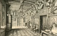 The Entrance-Hall. -"Along the Wall are Many Suits of Old Armor". 1882. Creator: Unknown
