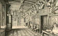 The Entrance-Hall. -"Along the Wall are Many Suits of Old Armor". 1882. Creator: Unknown