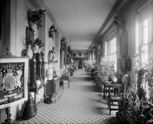 The entrance hall at the White Lodge, Richmond Park, London, 1892. Artist: Bedford Lemere and Company