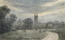 The entrance to Oxford from London, from recollection, 16 July 1790. Artist: John Baptist Malchair
