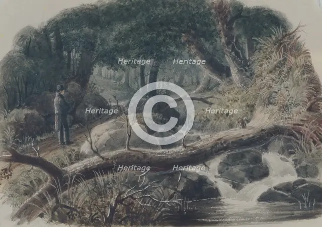 The Entrance to a Wood, 1836. Creator: Robert Walter Weir.