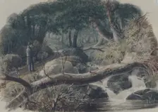 The Entrance to a Wood, 1836. Creator: Robert Walter Weir