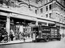 The entrance to Cadby Hall, West Kensington, London
