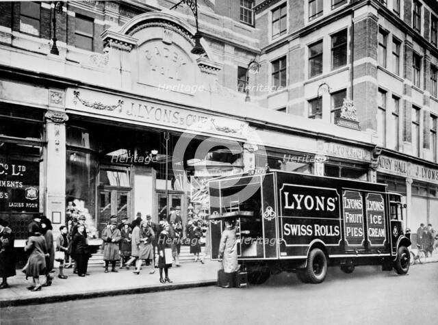 The entrance to Cadby Hall, West Kensington, London. Artist: Unknown