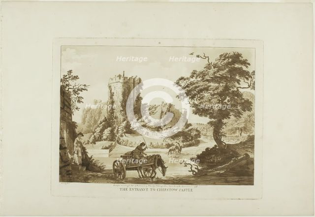 The Entrance to Chepstow Castle, 1776. Creator: Paul Sandby.