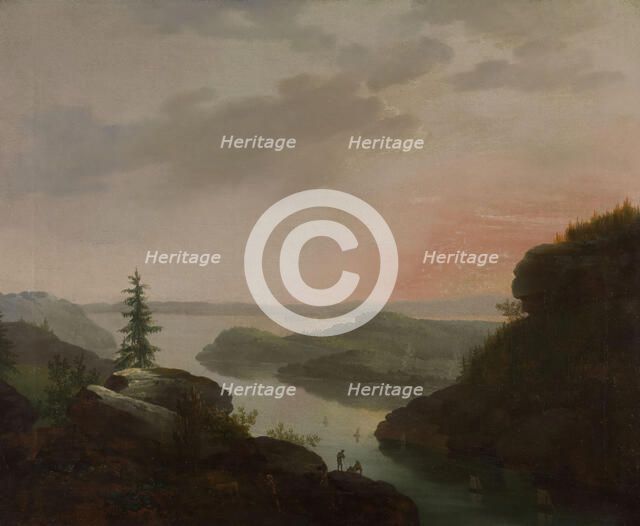 The entrance to Halden, probably 1793c1793. Creator: Christian August Lorentzen.