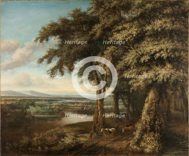The Entrance to the Woods, 1650-1688. Creator: Philip Koninck.
