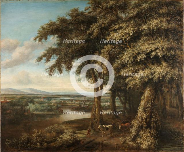 The Entrance to the Woods, 1650-1688. Creator: Philip Koninck.