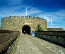 The entrance to the keep, Deal Castle, Kent, c2000s(?). Artist: Historic England Staff Photographer