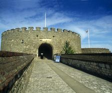 The entrance to the keep, Deal Castle, Kent, c2000s(?). Artist: Historic England Staff Photographer