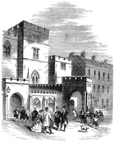 The entrance to the old House of Lords, 18th century (19th century)